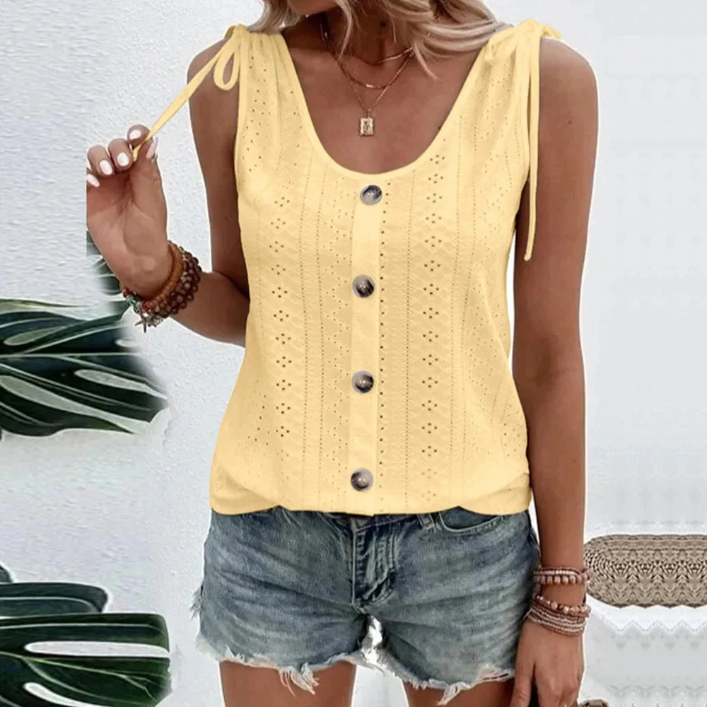 Plus Size Oversized Women's Fashion Sleeveless Tank Top Tee