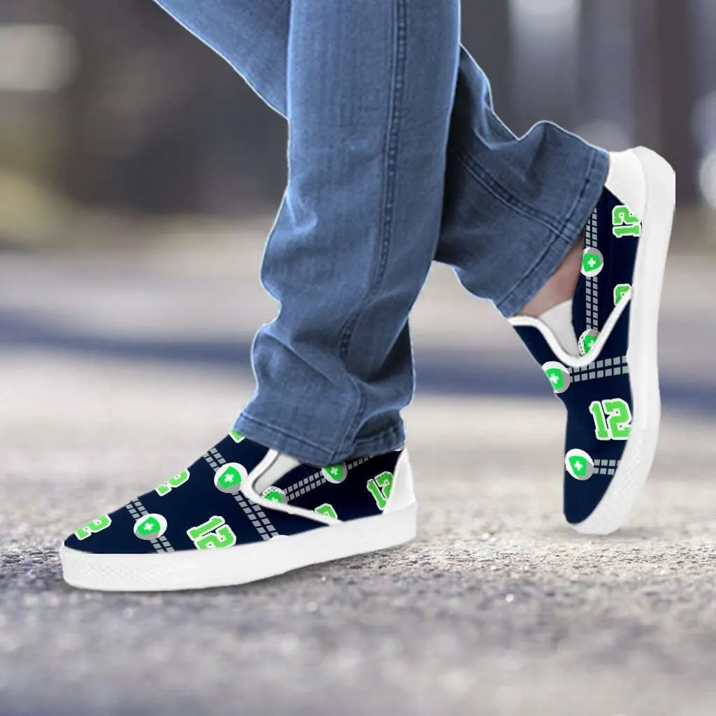 Seattle Nurse and #12 canvas Slip-on Shoes
