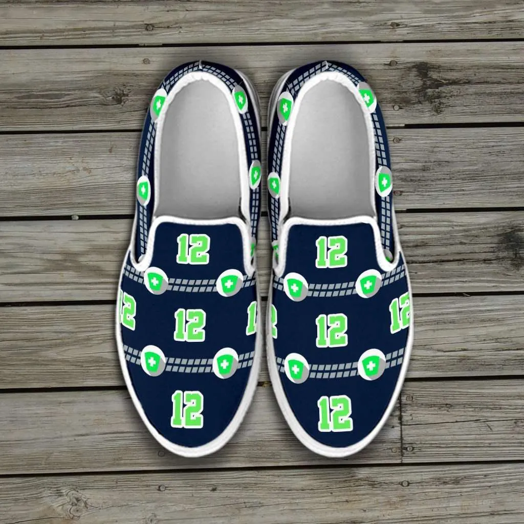 Seattle Nurse and #12 canvas Slip-on Shoes