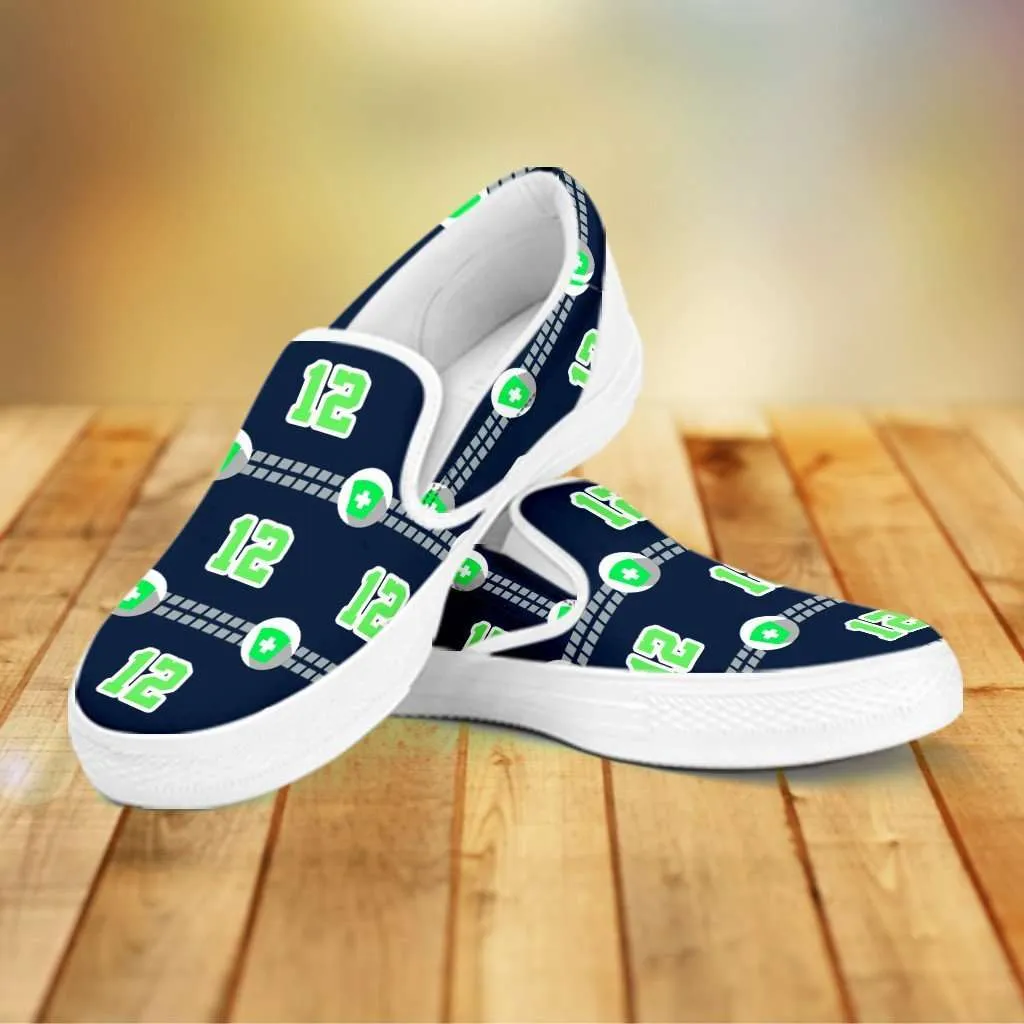 Seattle Nurse and #12 canvas Slip-on Shoes