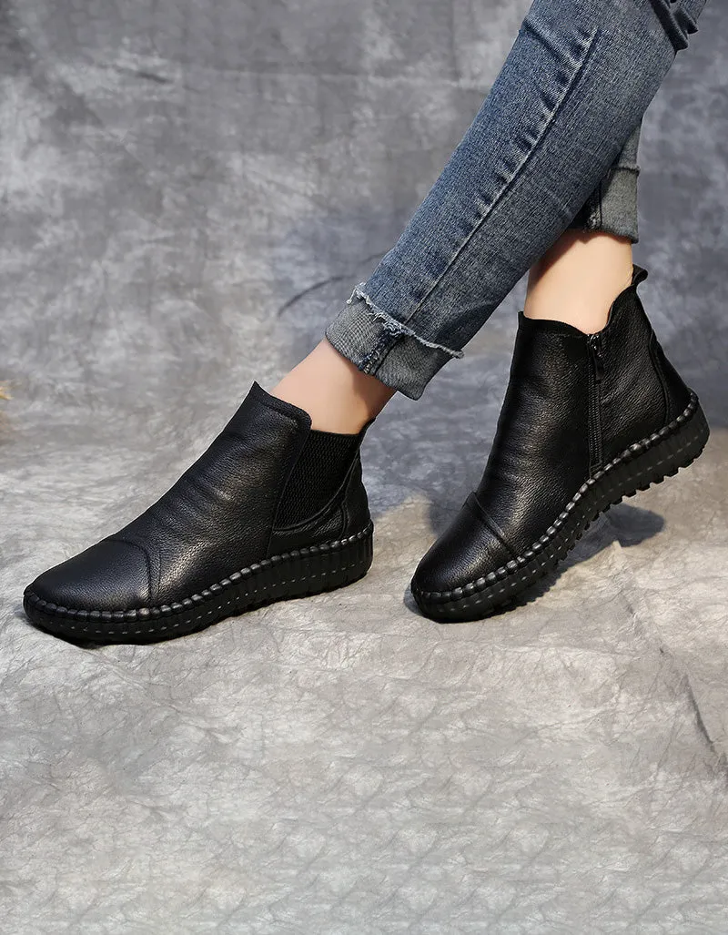 Soft Leather Comfortable Winter Boots