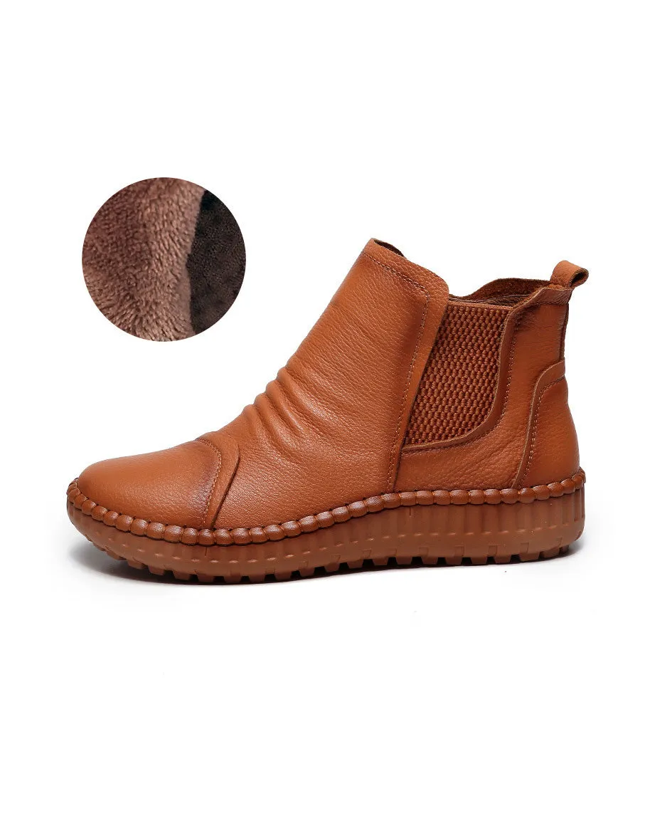 Soft Leather Comfortable Winter Boots