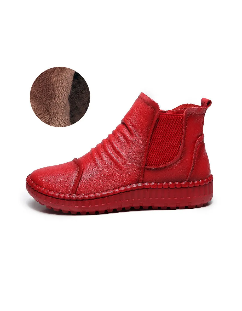 Soft Leather Comfortable Winter Boots