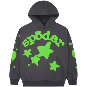 SP5DER BELUGA HOODIE SLATE GREY