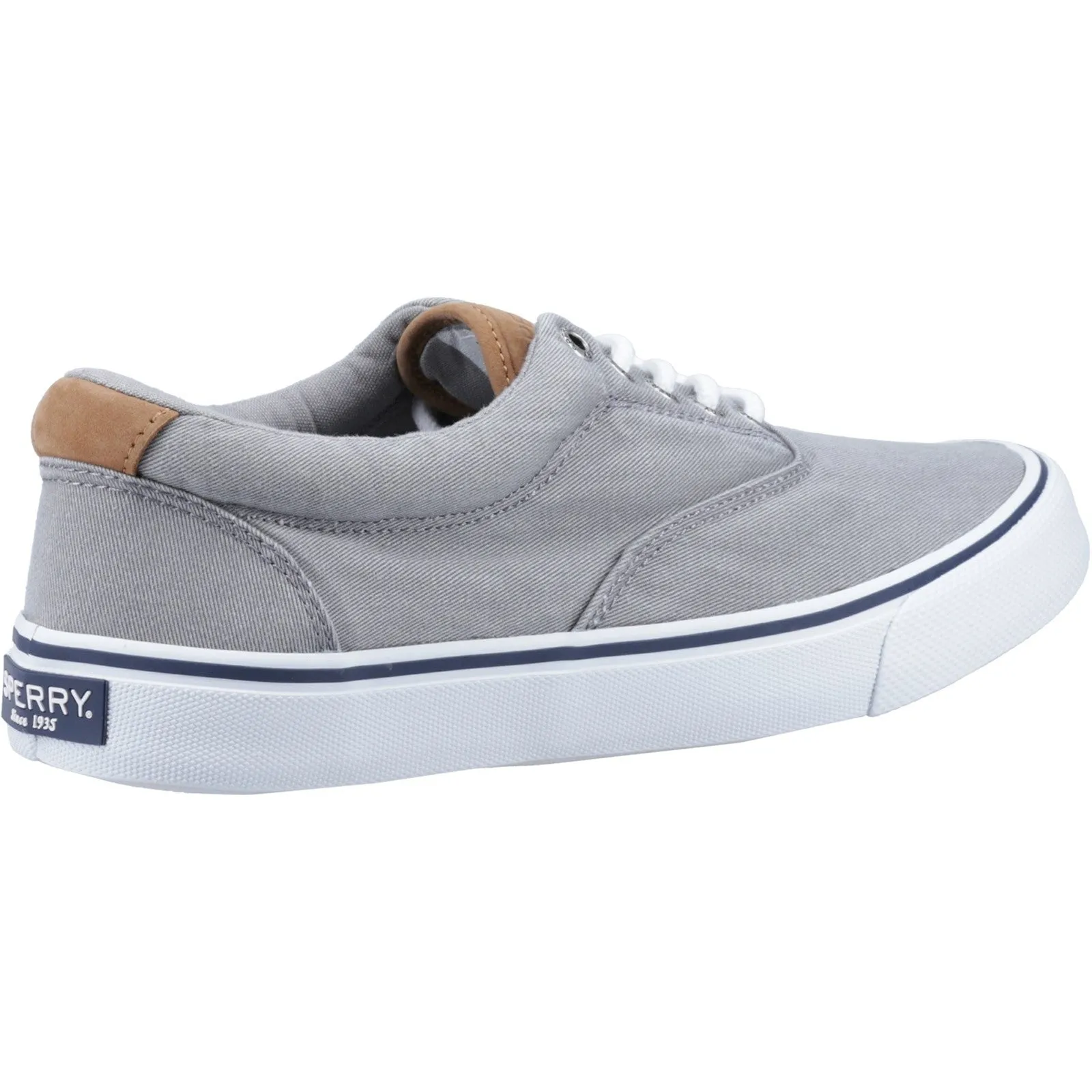 Sperry Mens Striper II CVO Canvas Trainers - Grey