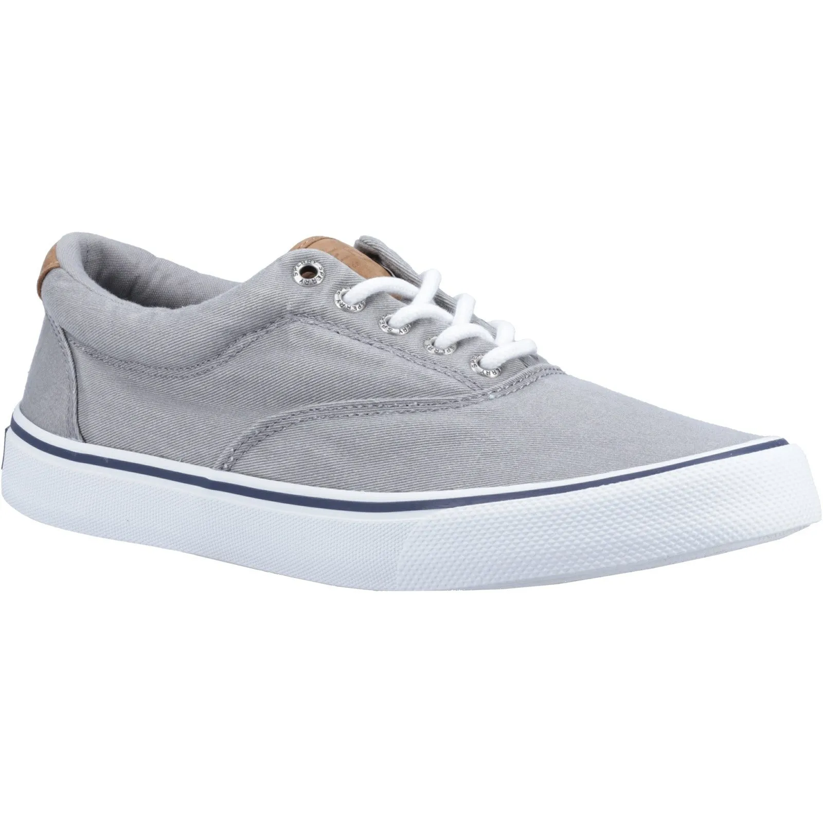 Sperry Mens Striper II CVO Canvas Trainers - Grey