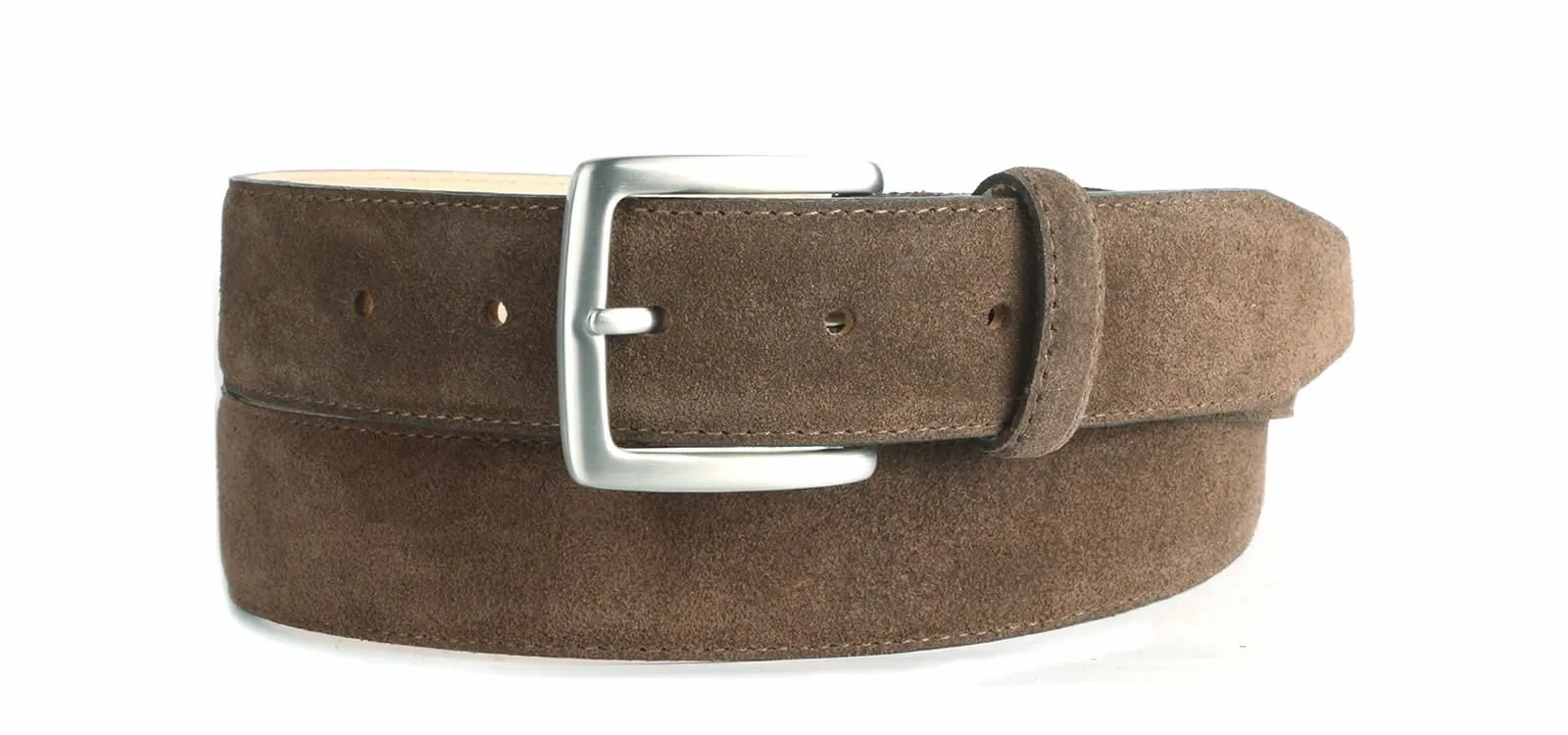 Suede Belt Brown