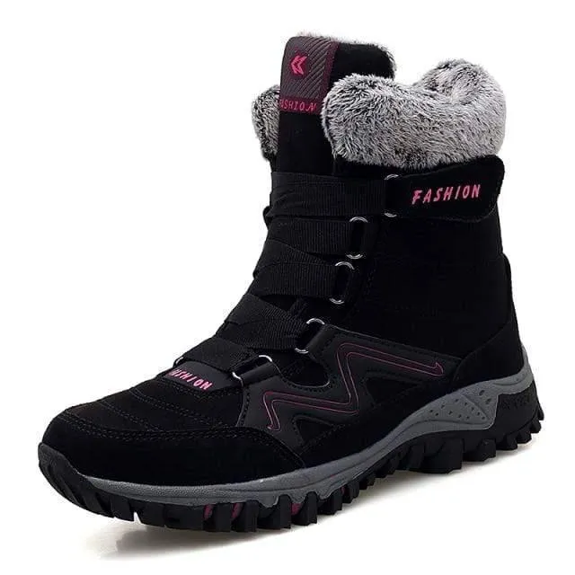 Suede Leather Outdoor Snow Boots