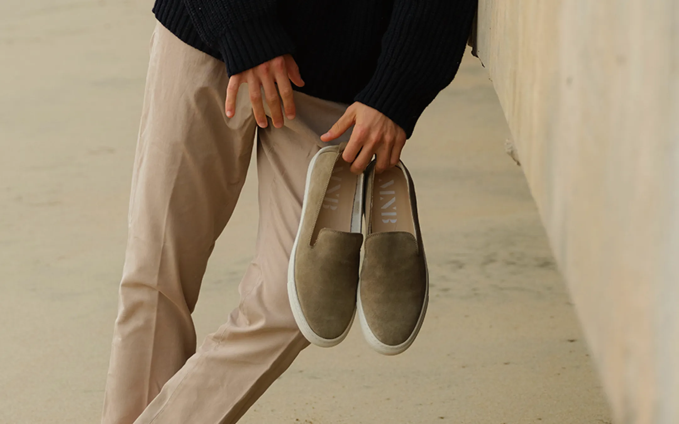 Suede Slip-On - R44SP - Hamptons Forest