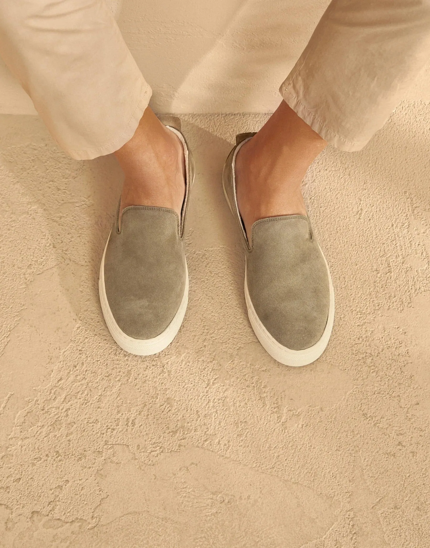 Suede Slip-On - R44SP - Hamptons Forest