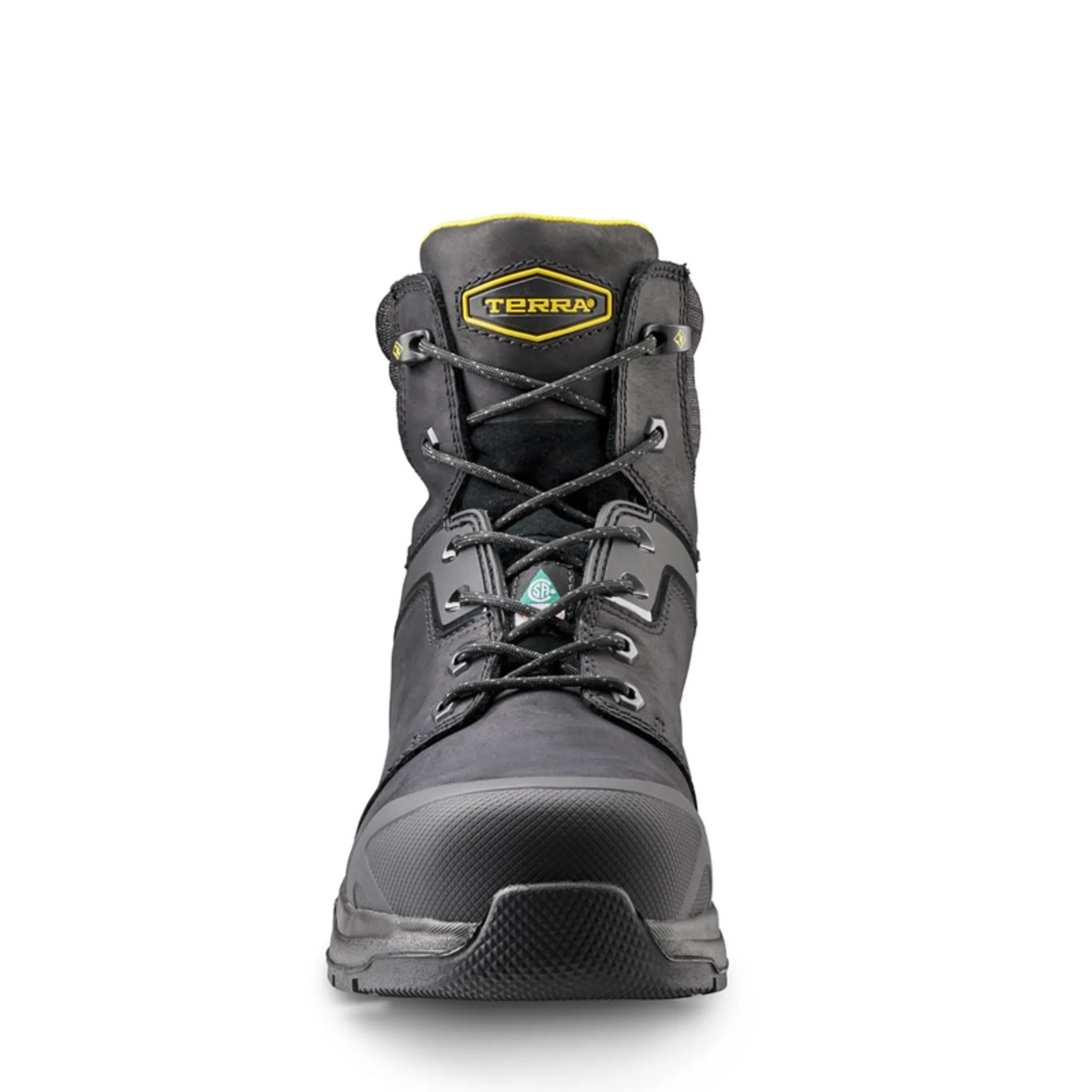 Terra Men's Carbine Safety Work Boots 6" Leather Waterproof Composite Toe | Sizes 7-15