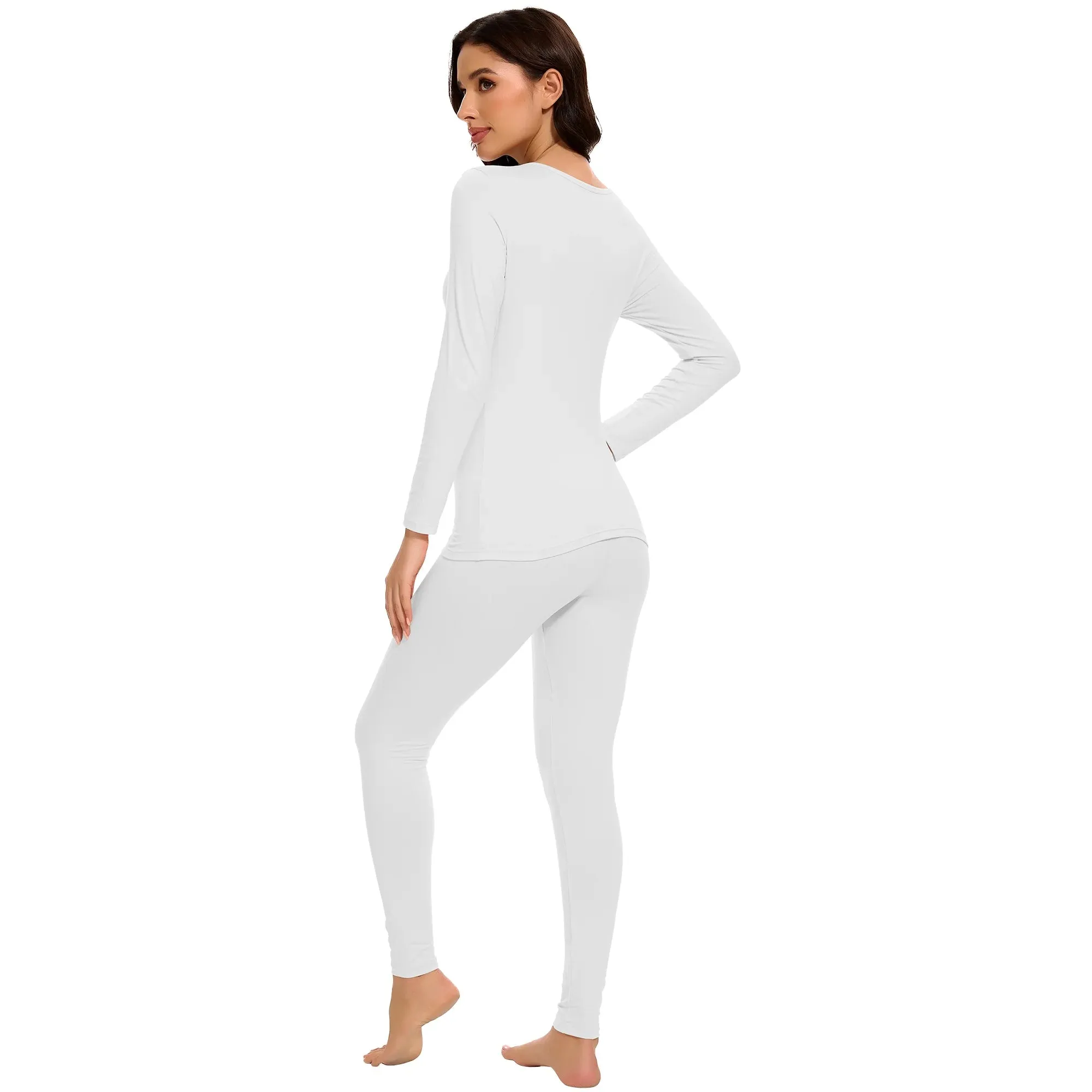Thermal Set 2 Women White