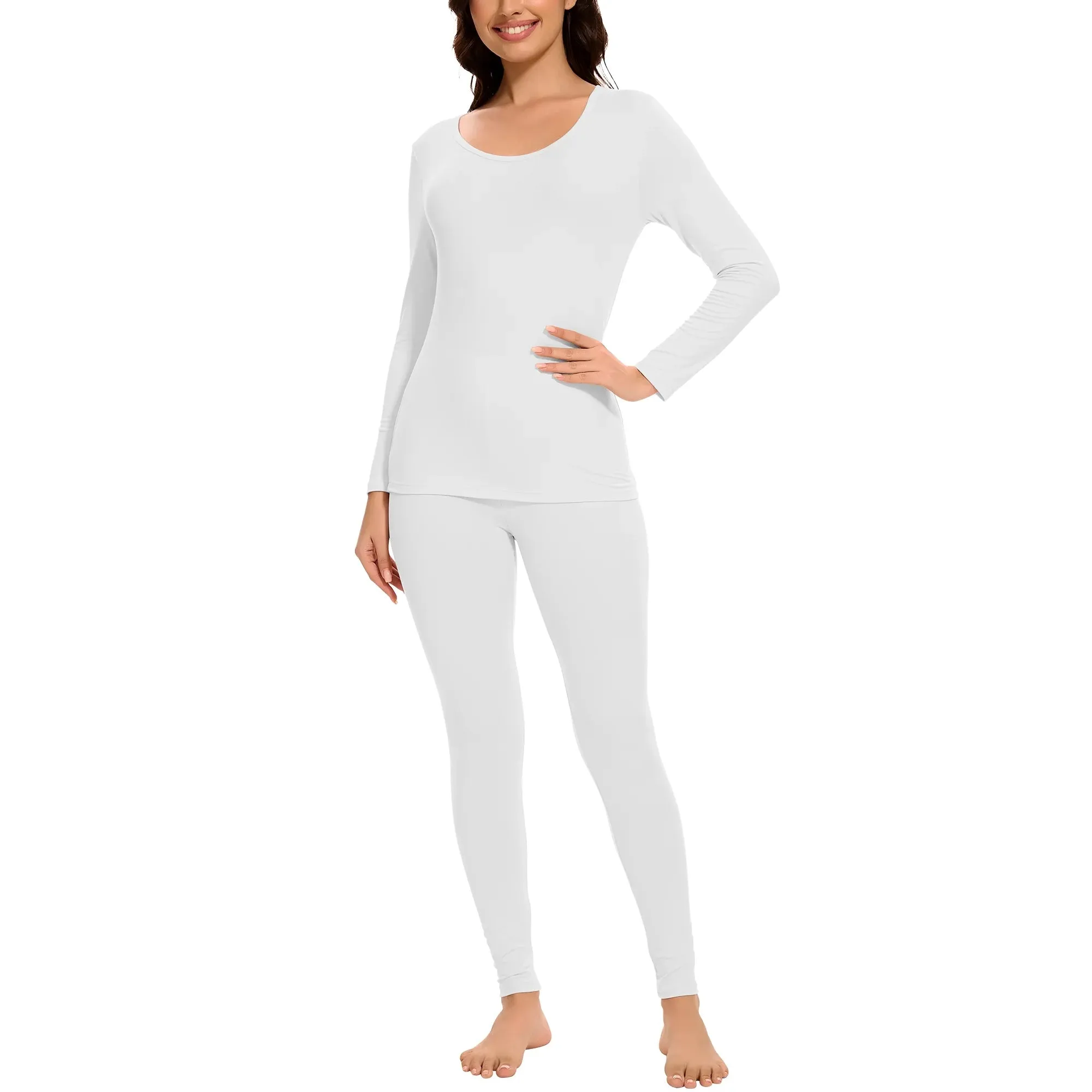 Thermal Set 2 Women White