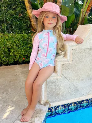 To The Water Rash Guard One Piece Swimsuit