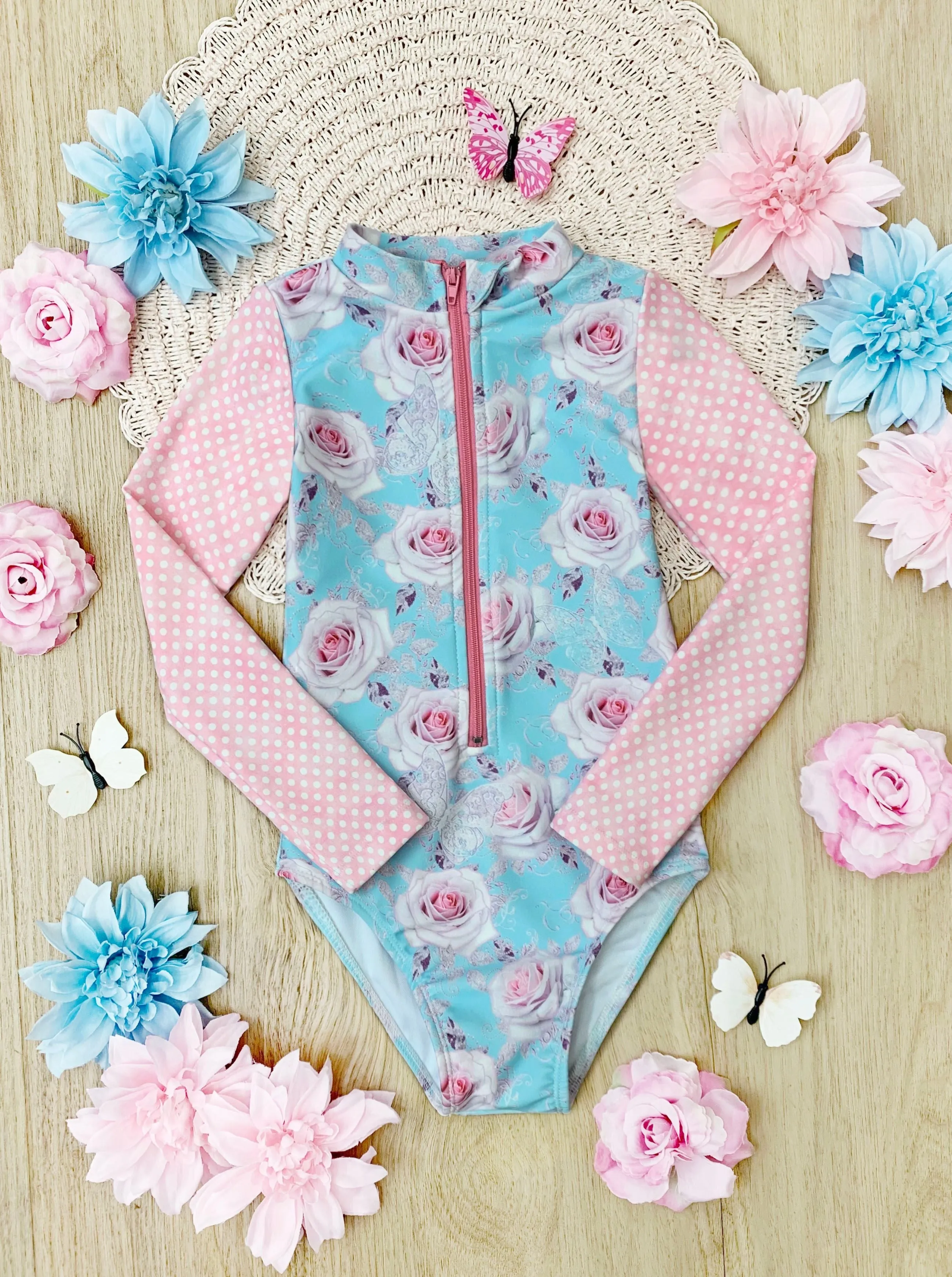To The Water Rash Guard One Piece Swimsuit