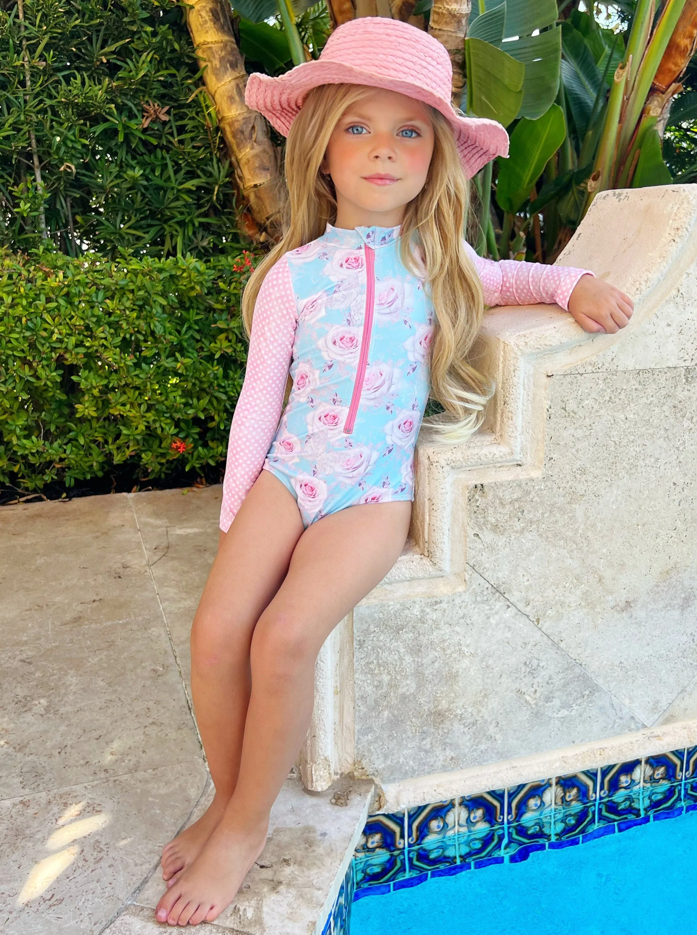 To The Water Rash Guard One Piece Swimsuit