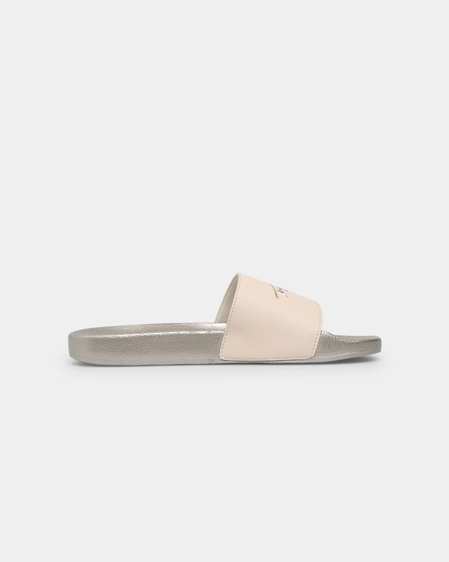 Tommy Jeans Women's Metallic Pool Slides Light Gold
