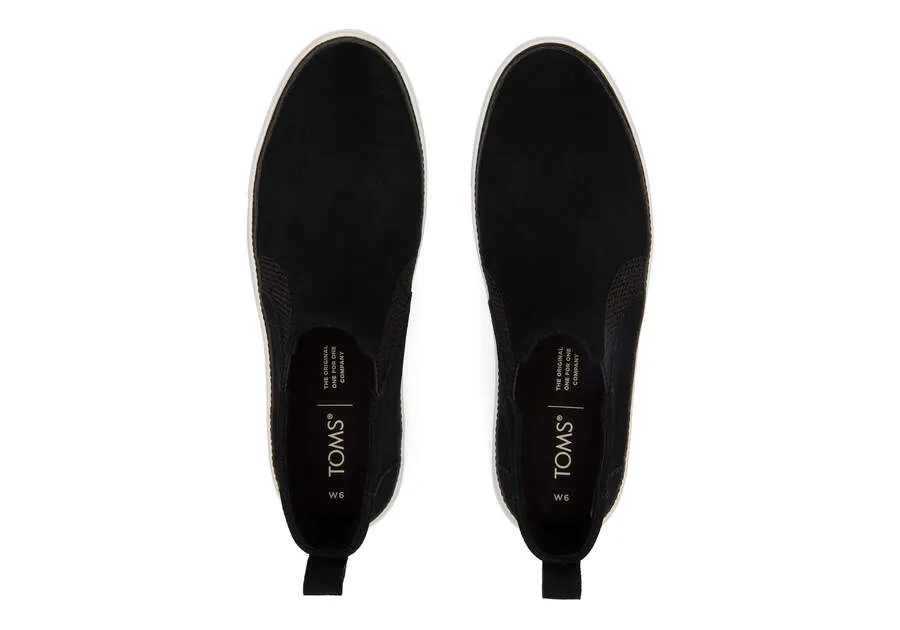 TOMS Womens Bryce Slip On Trainers - Black