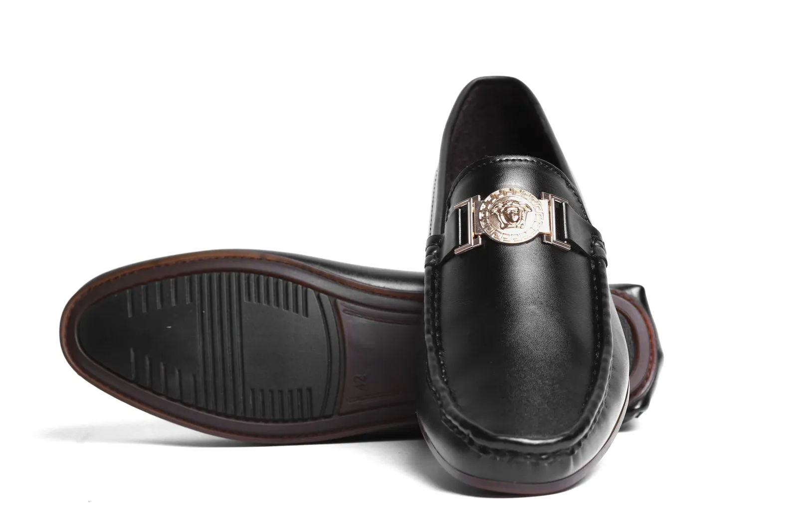 Versac Leather Loafers
