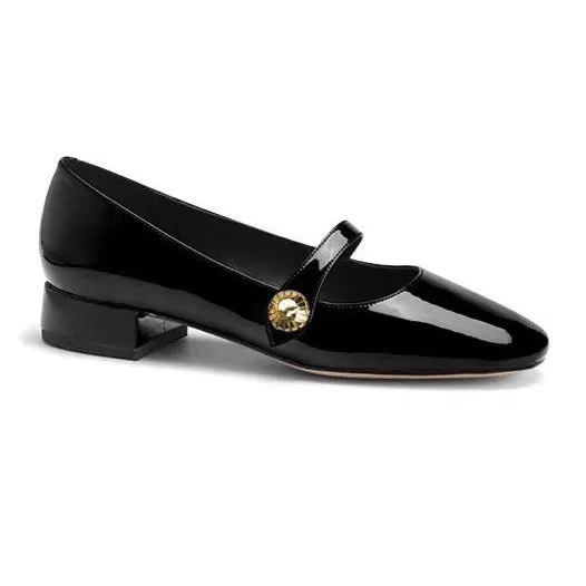 Women's low heel marry jane loafers shoes french chic dressy loafers