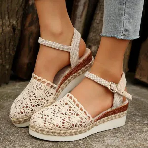 Women's Rope Lace Breathable Casual Sandals 04724785S