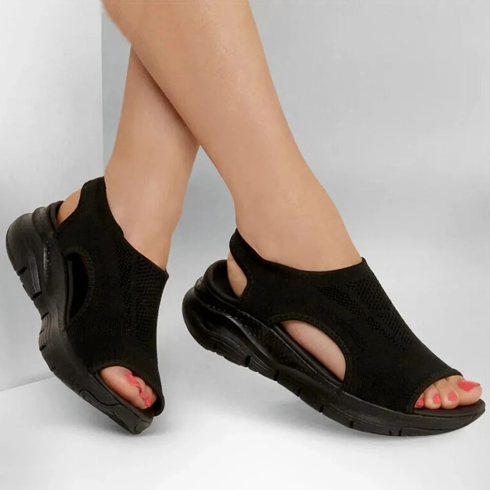Women's wedge heel sandals summer orthopedic sports sandals